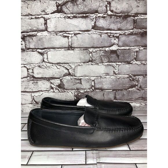 Allen Edmonds The Super Sport Technogel Black Leather Loafers Shoes Men Sz 12 3E